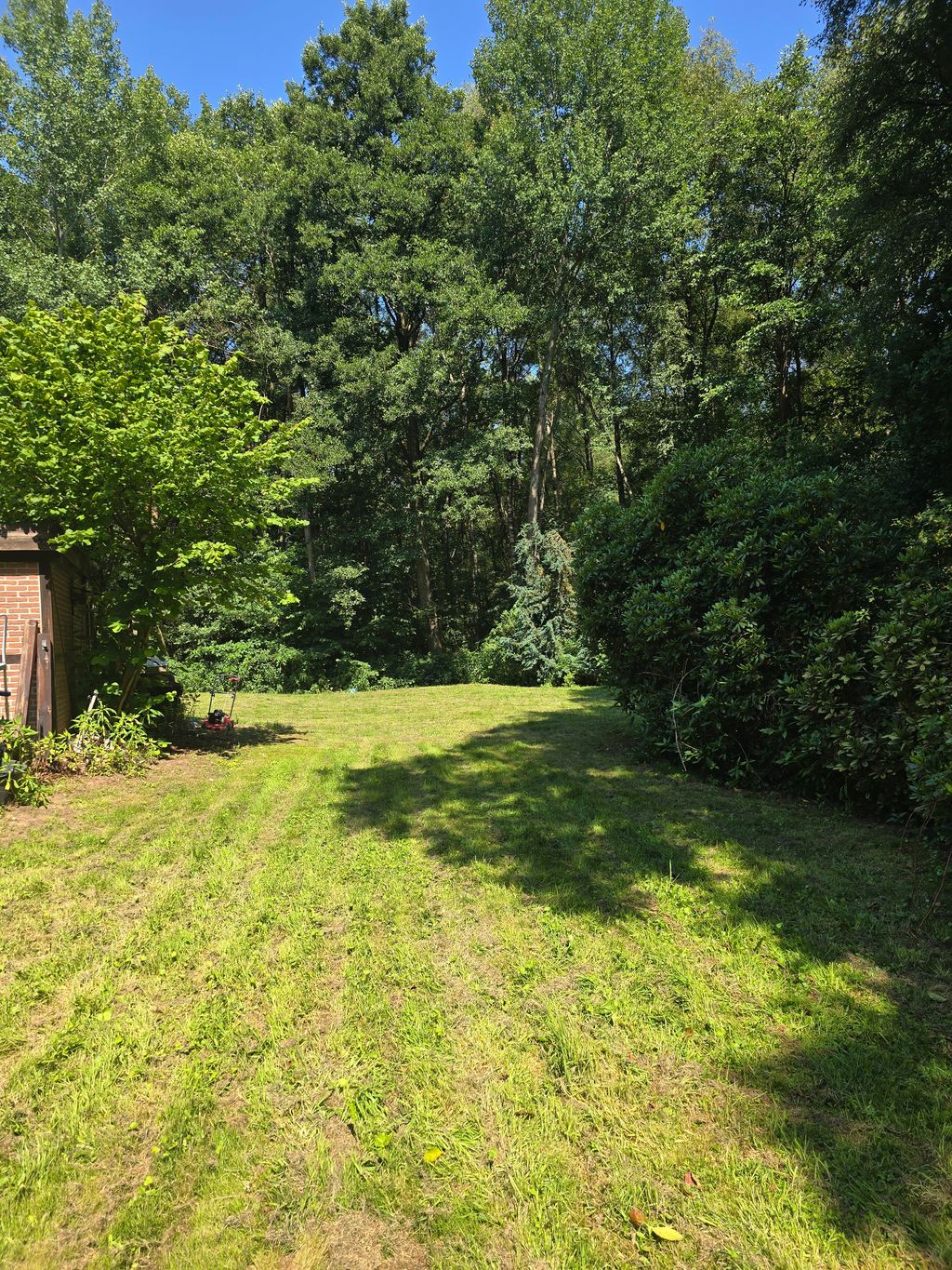 Garden Camp in the Countryside Near the Lüneburg Heath