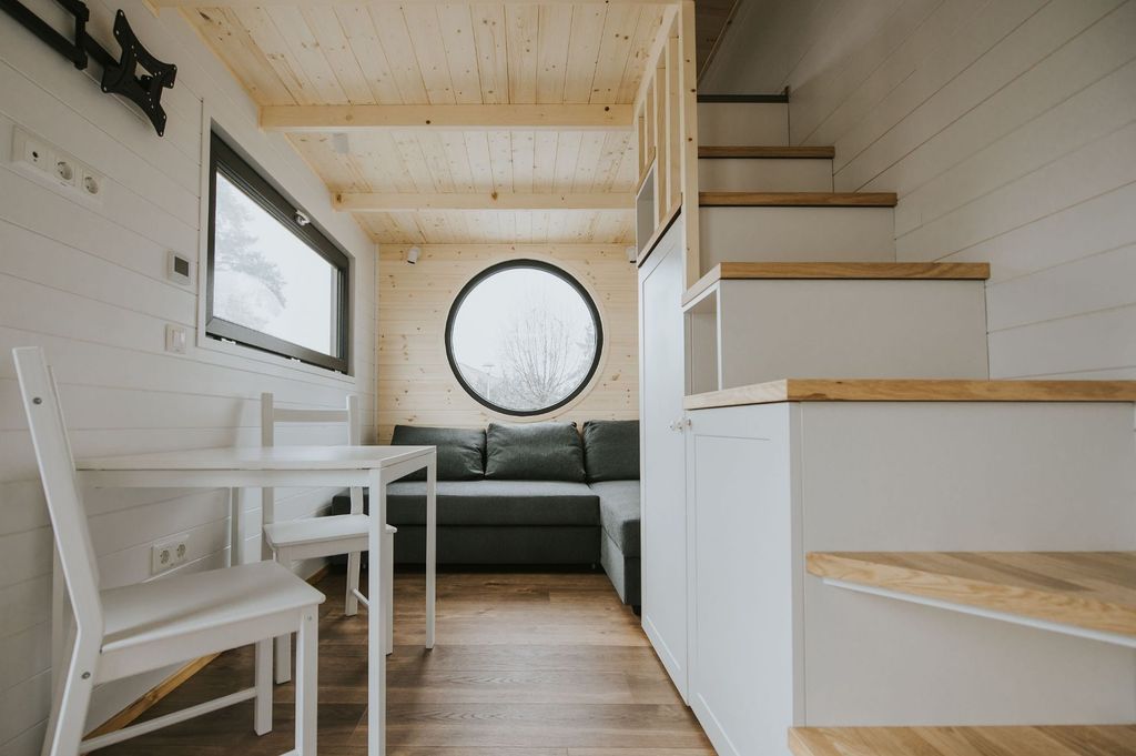 Casa minuscola in un piccolo giardino con sauna nell'Odenwald