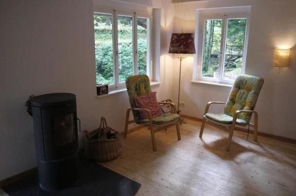 Wild romantic forest cottage with its own stream