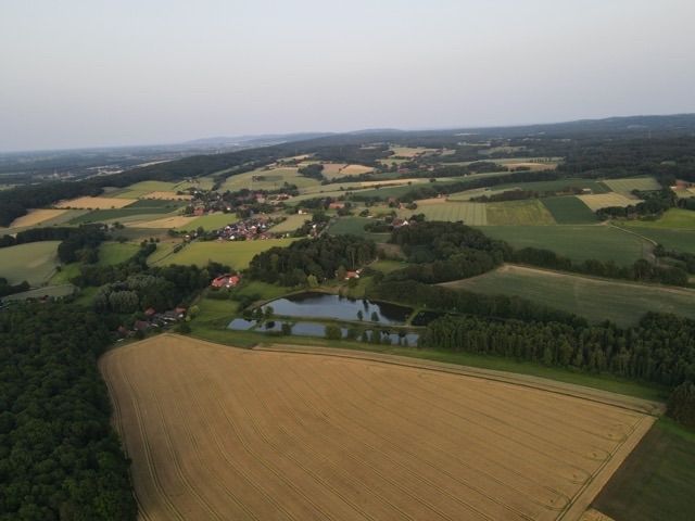 Prato verde sul Wiehengebirge