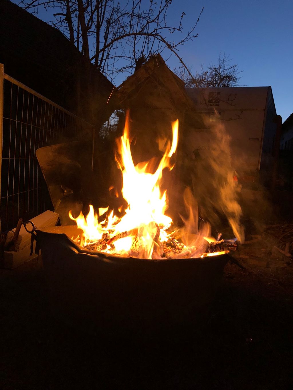 Camping im Garten - denkmalgeschützten Bauerhaus