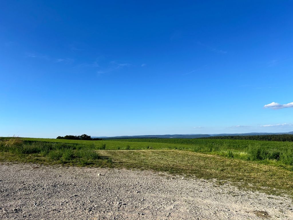 Pitch with view of Ochsenkopf and Schneeberg