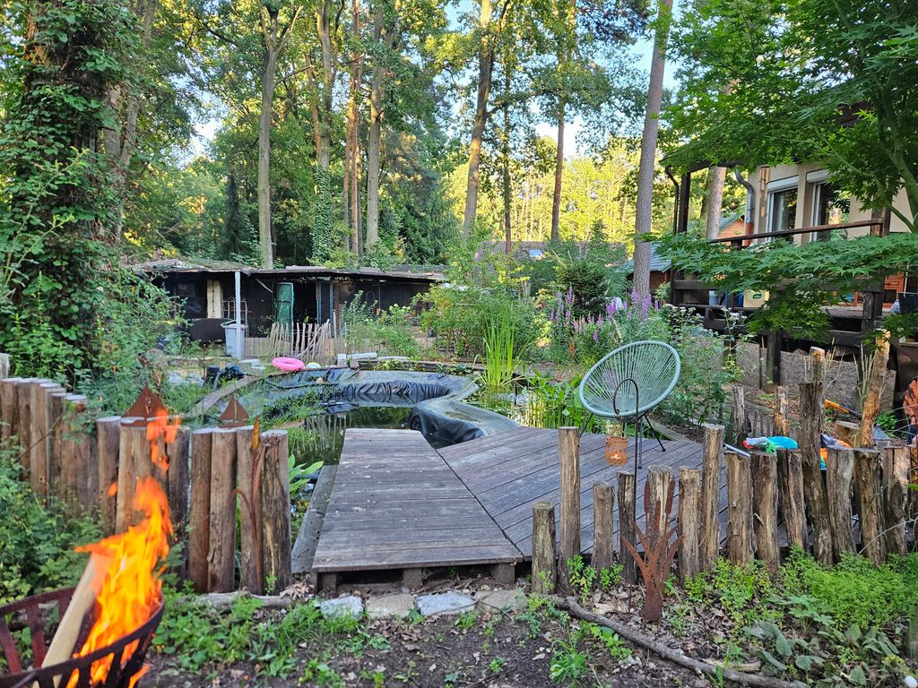Campeggio lungo il Mauerweg alle porte di Berlino