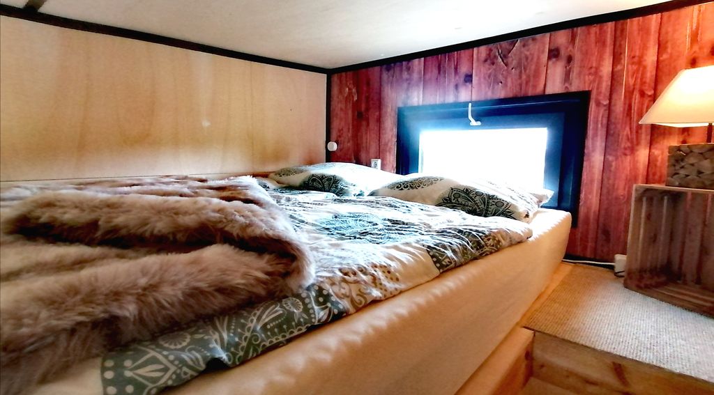 Vacaciones en el campo en una casita en la región de los lagos