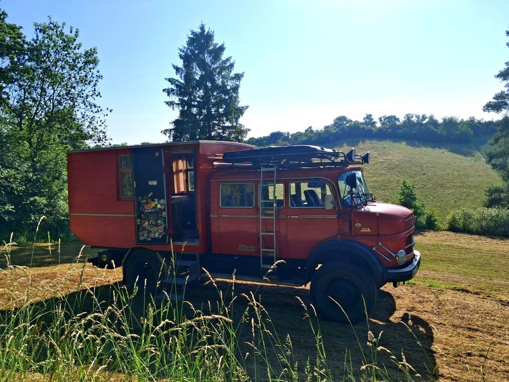 Naturidyll im Südharz mit Blick auf den Brocken