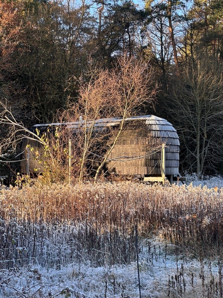 Iglucraft dans le parc naturel de Wendland, près de l'Elbe
