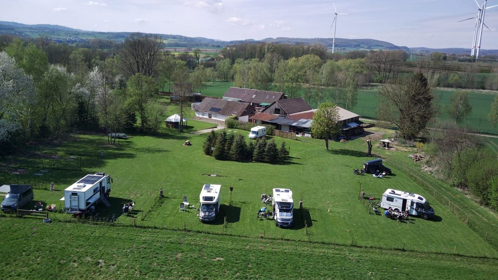 Quiet pitch in the countryside