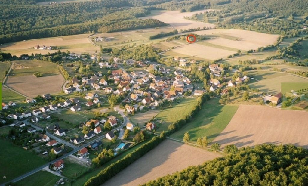 Large orchard meadow in the Weserberg(hinter)land
