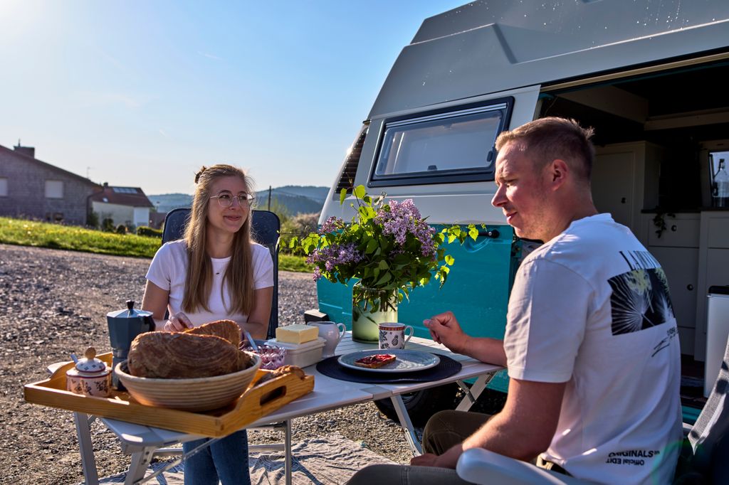 Camping on a farm in the great outdoors
