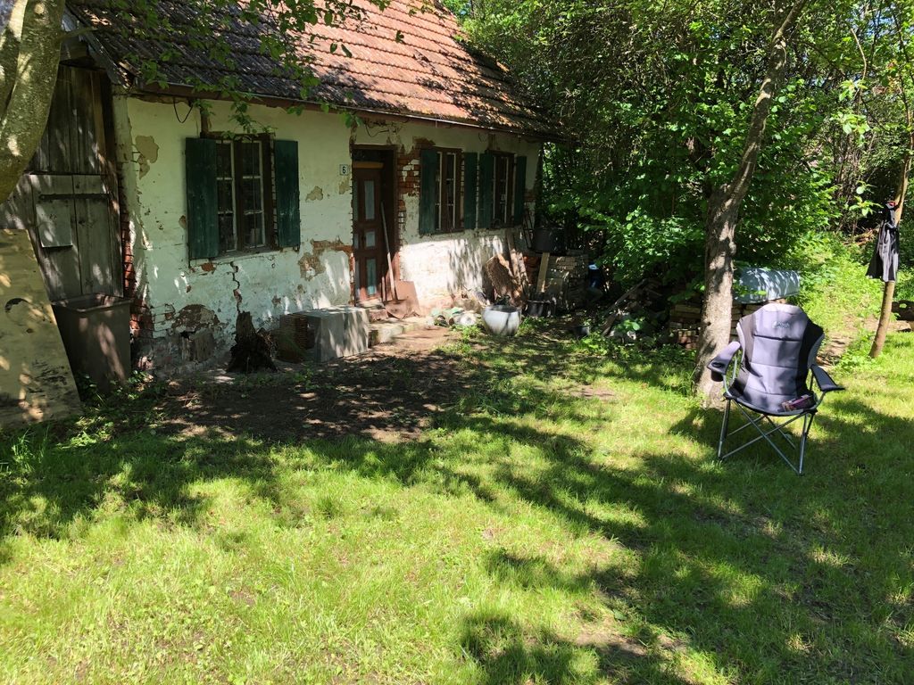 Camping im Garten - denkmalgeschützten Bauerhaus
