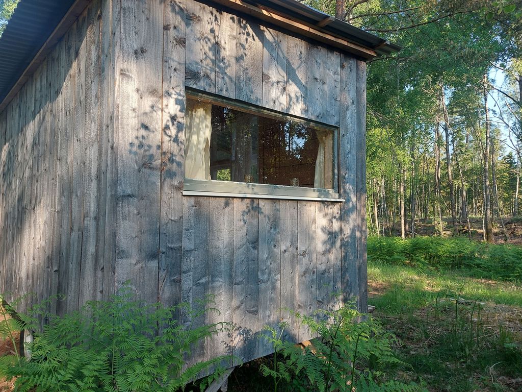 Tiny-House maison de vacances / Uggla Suède lac dans la forêt