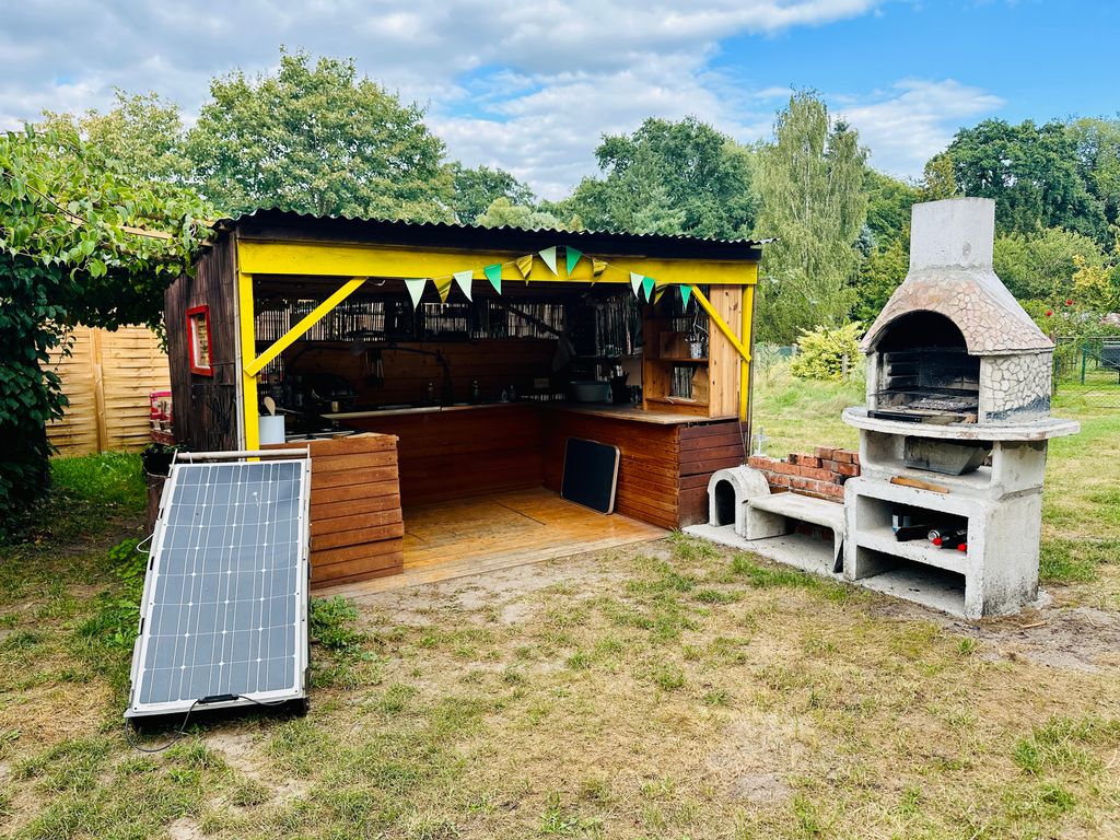 Ralentir au bord de l'Elbe avec la cuisine en plein air