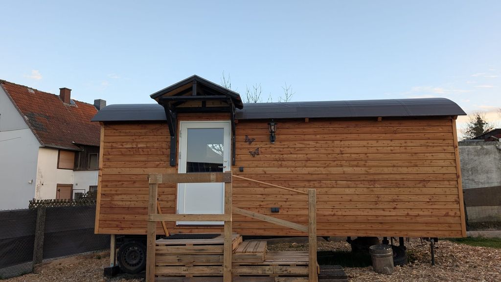 Pernoctación en una casita Tiempo libre en la naturaleza