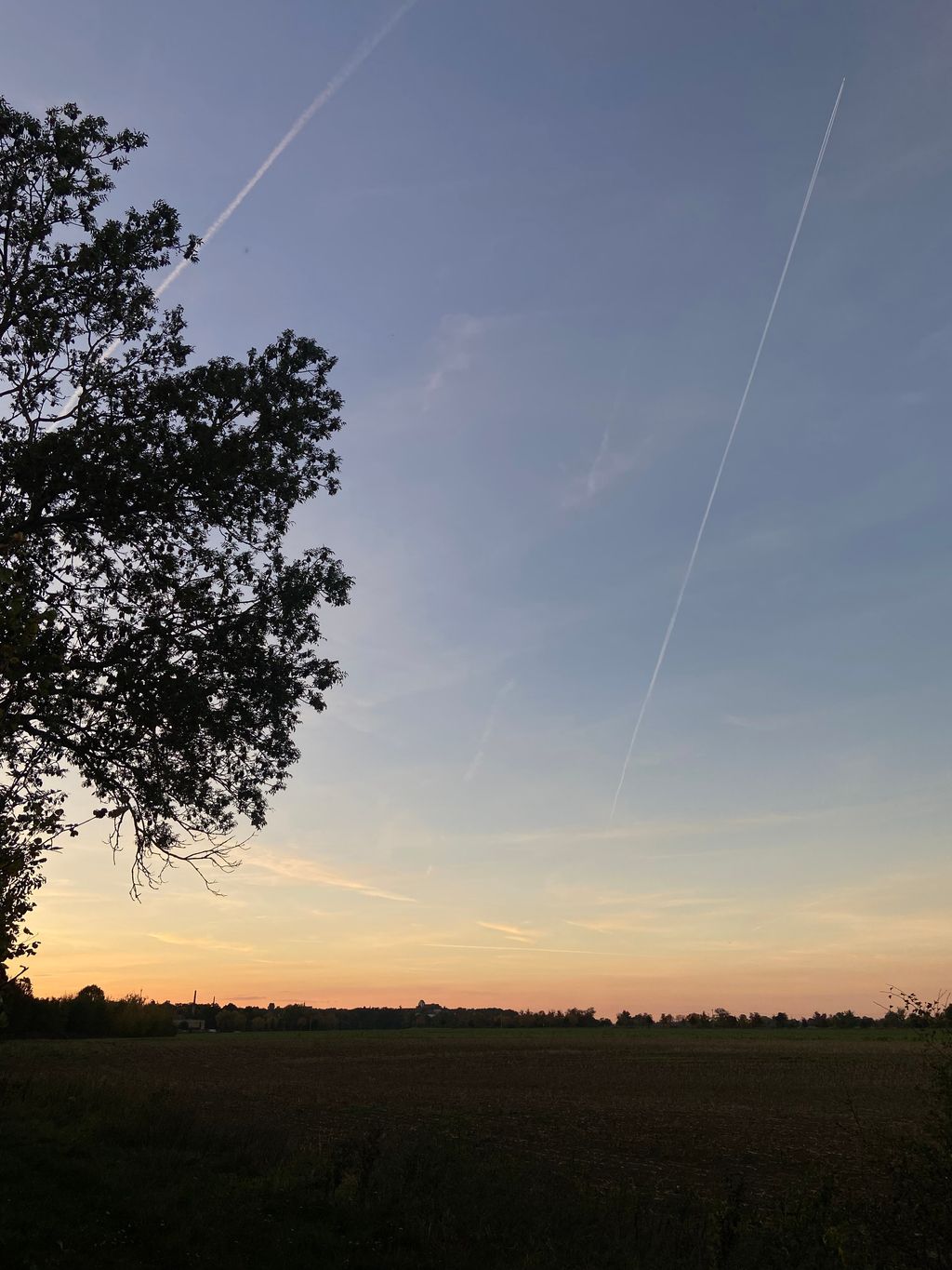 Piazzola tranquilla ai margini di un campo 