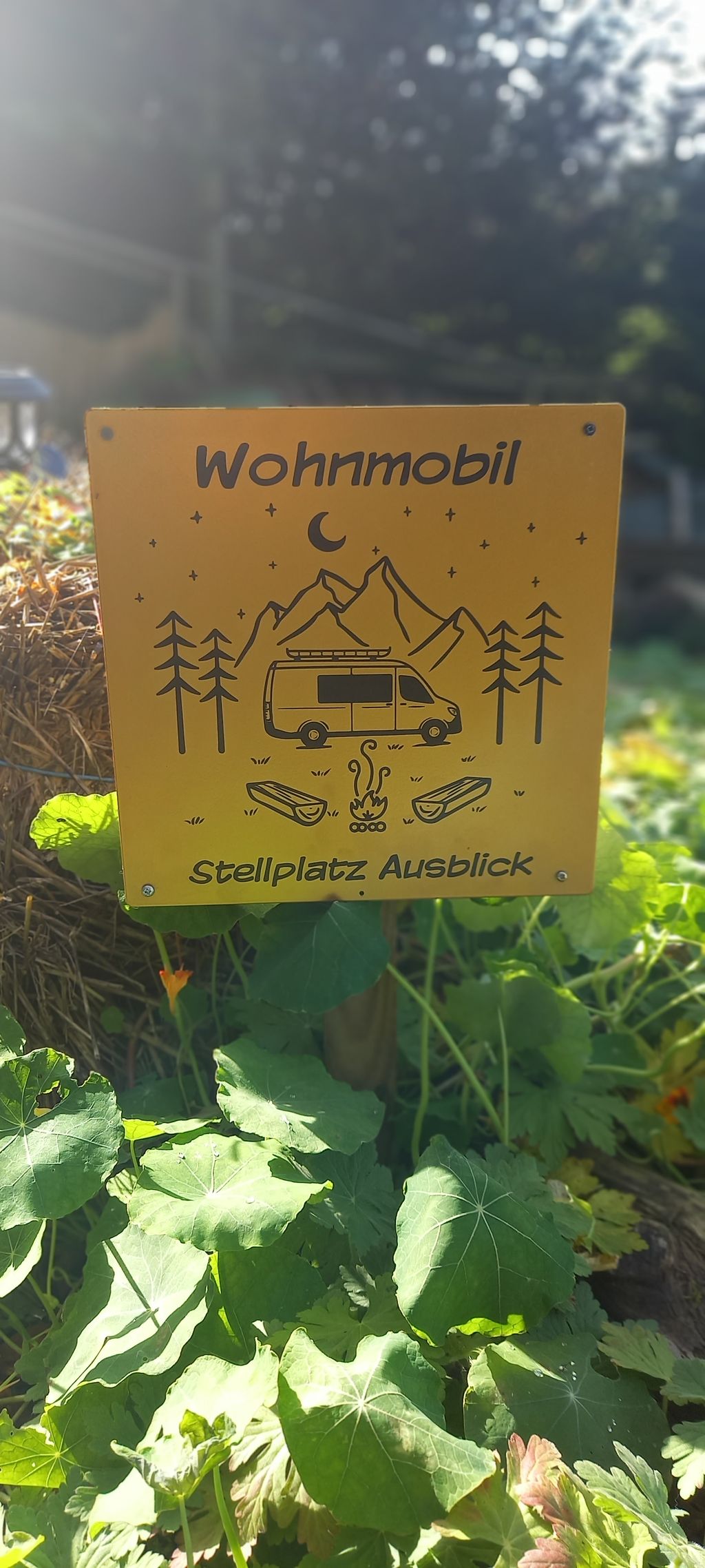Steffi's Mühle nahe Biggesee, Platz mit Ausblick 