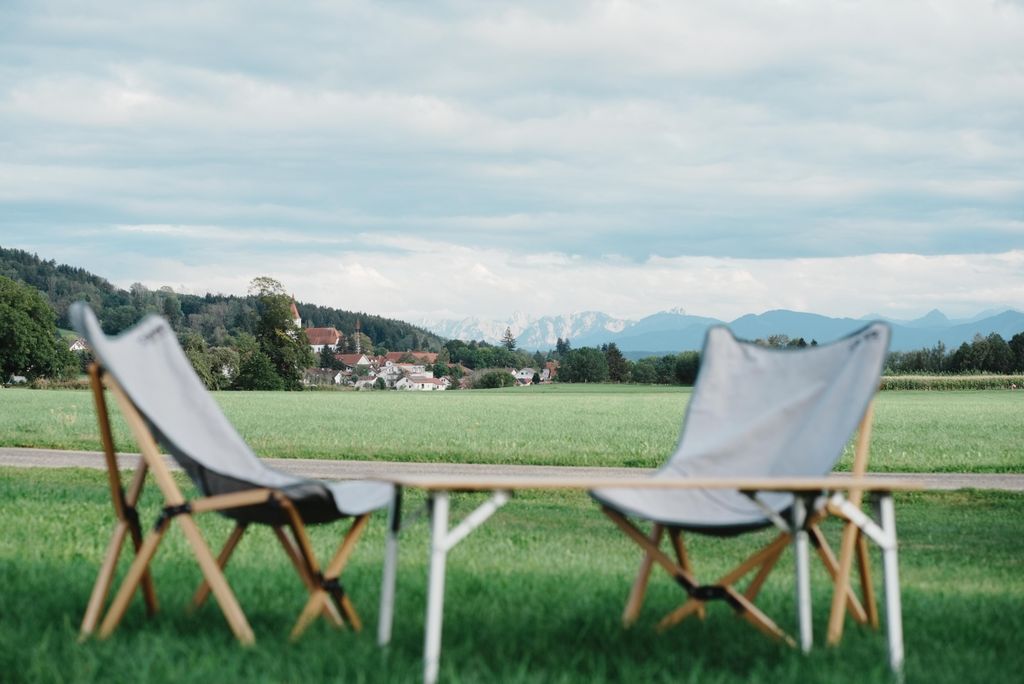 Allgäu Stellplatz mit einmaligem Bergpanorama