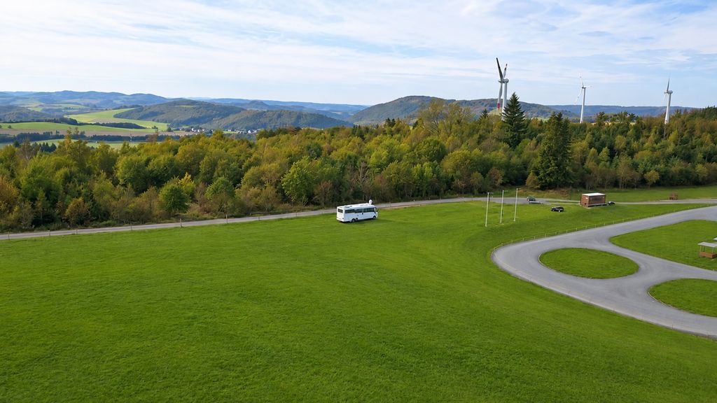 Sauerland Panoramablick: Islandpferde Gestüt