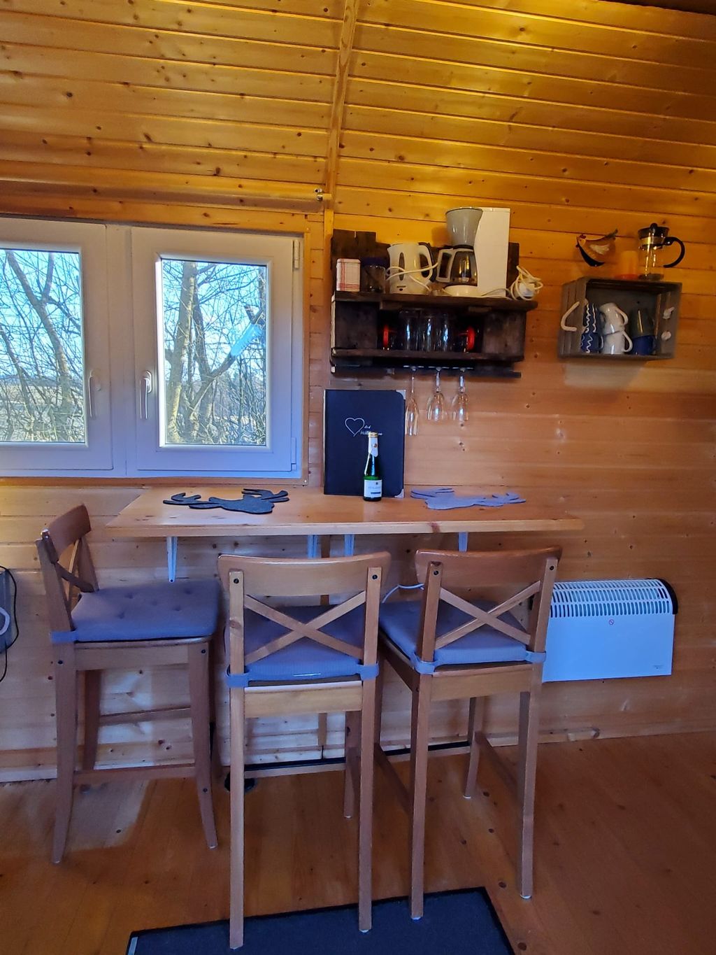 Schäferwagen Hühnerloft am Bauernhof in der Eifel