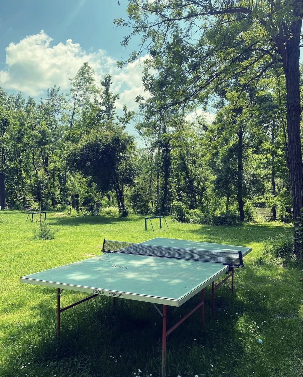 Camping an der Donau in Ungarn 
