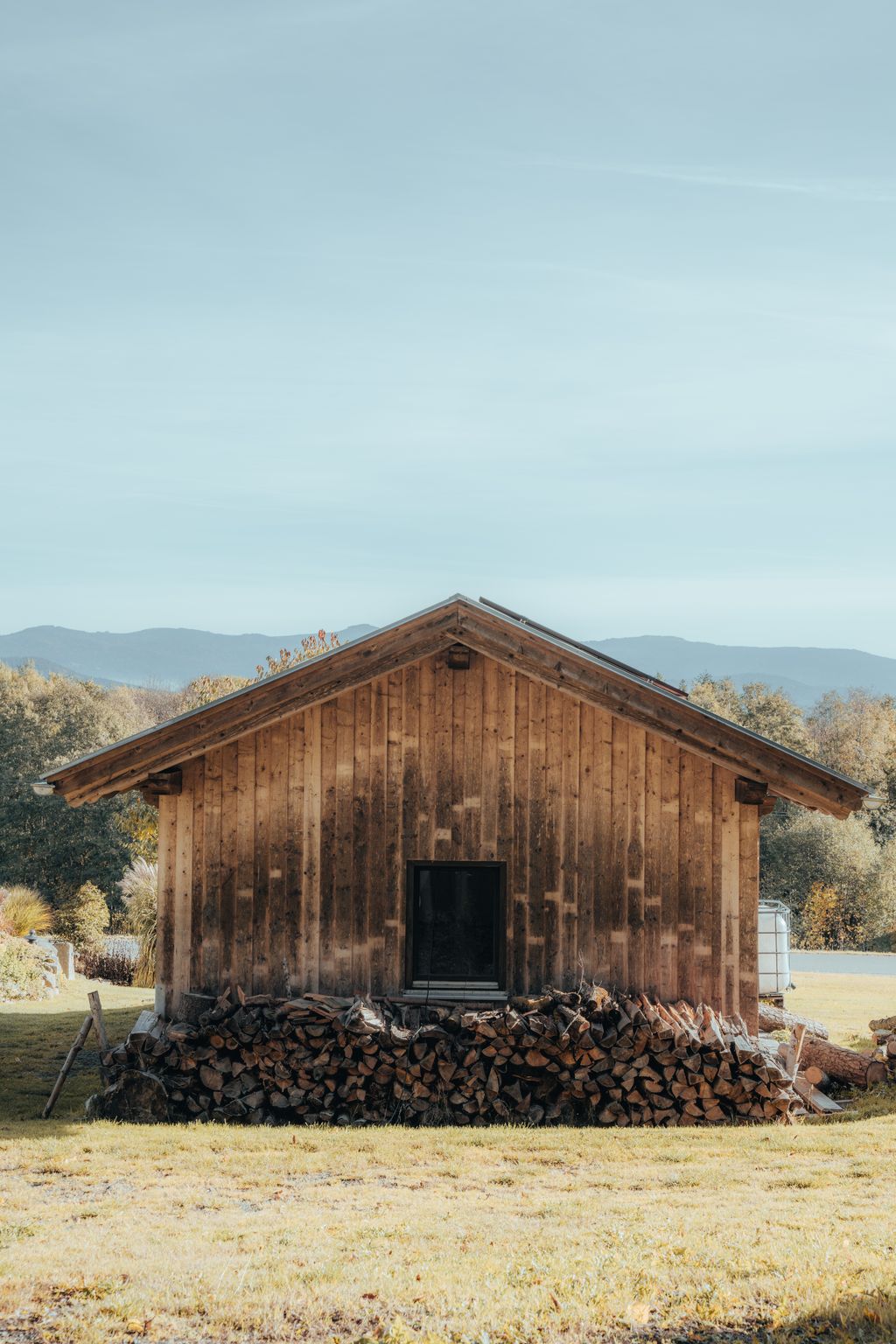 Time out in the Bavarian Forest mountains in solitary location