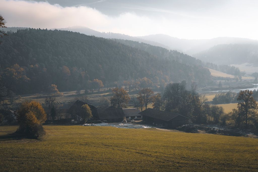 Camping on a farm in the idyllic Regental valley