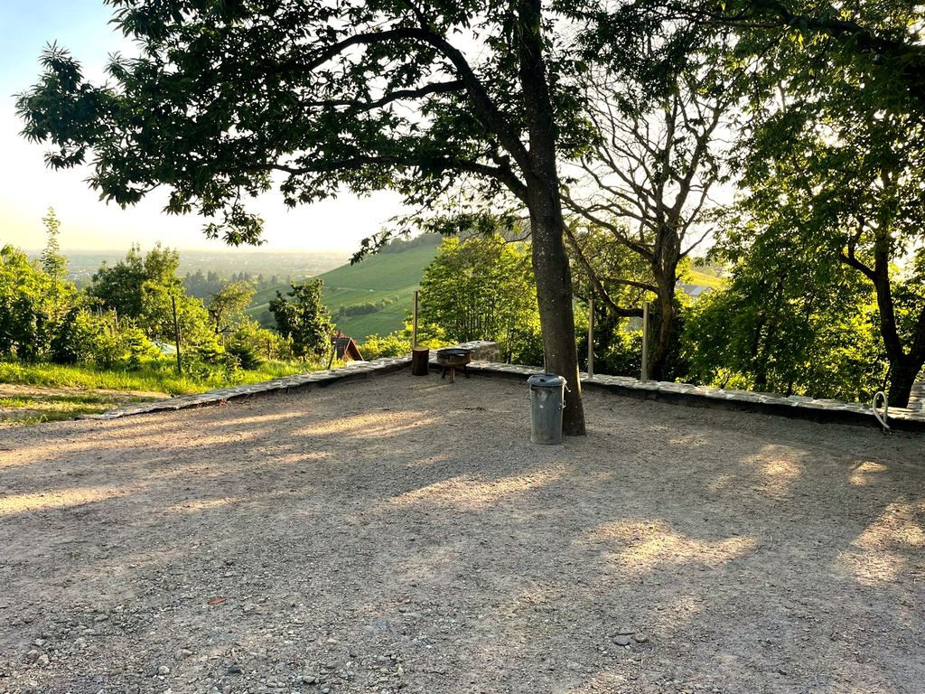 Stellplatz im Sommer