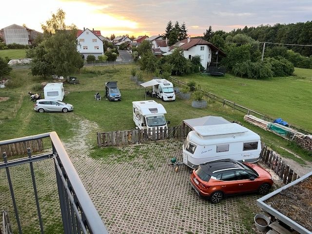 Rhön Nature Campsite: Orchard at the edge of the forest