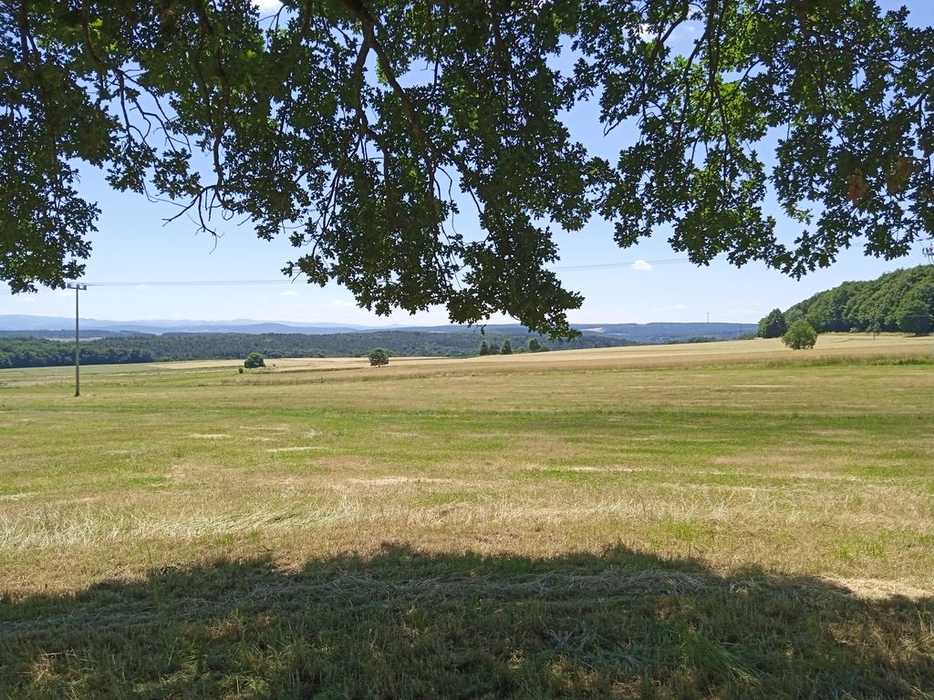Panorámica del Rhön en una antigua granja de tres lados