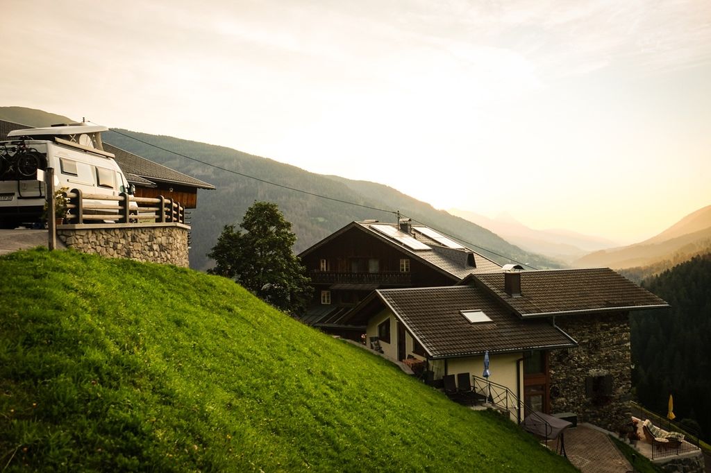 Panoramastellplatz in Obergail auf knapp 1200m 