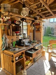 Déconnecter dans la cabane de chantier - rêver dans la nature