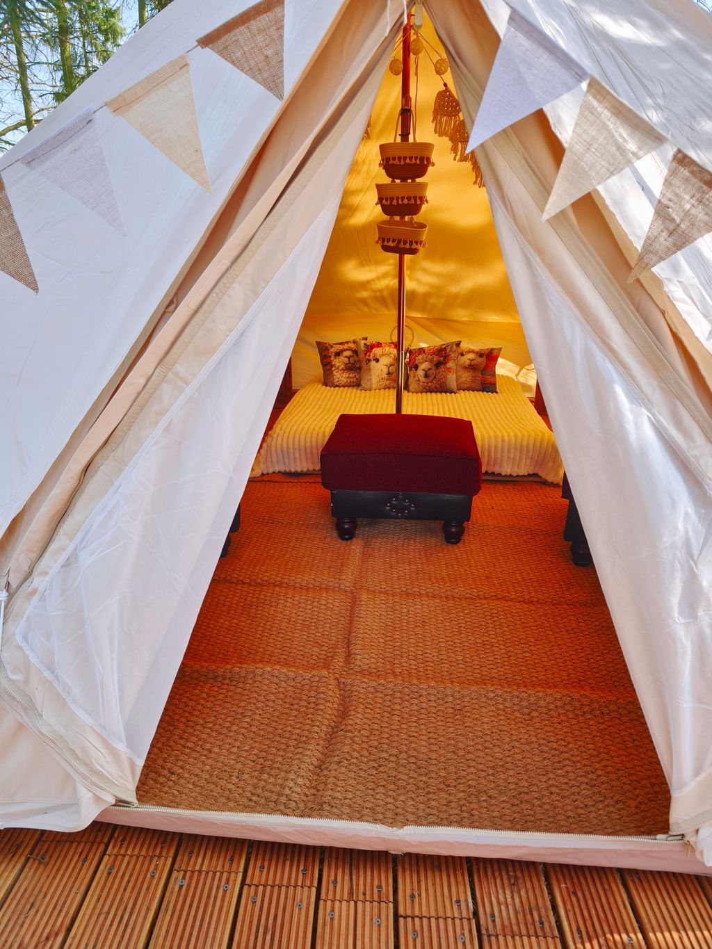 Glamping sur un terrain naturel