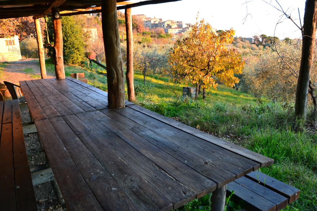 Yurt surrounded by nature