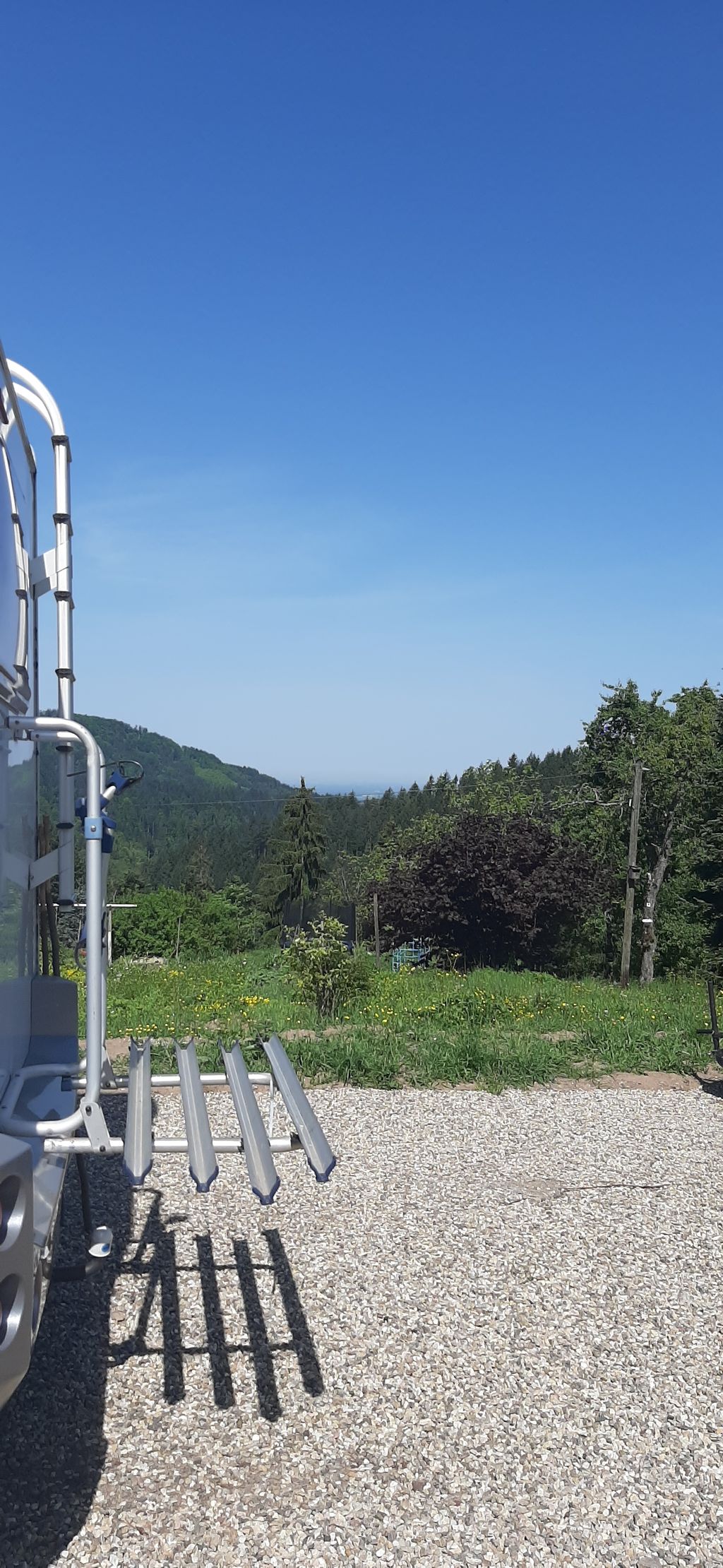 Nature camping with a view in the Black Forest