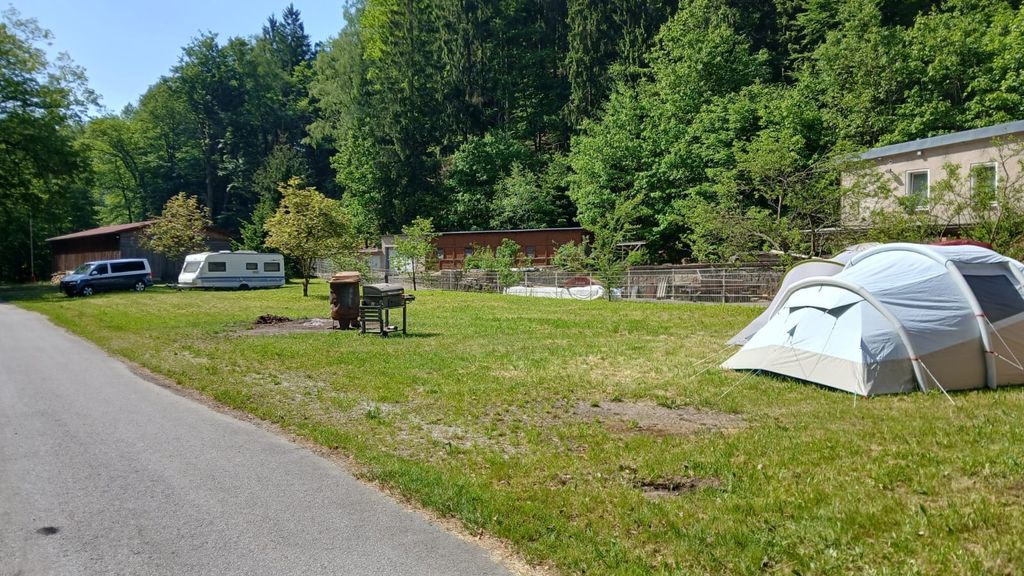 Suisse saxonne : site de camping sauvage près de la Bastei