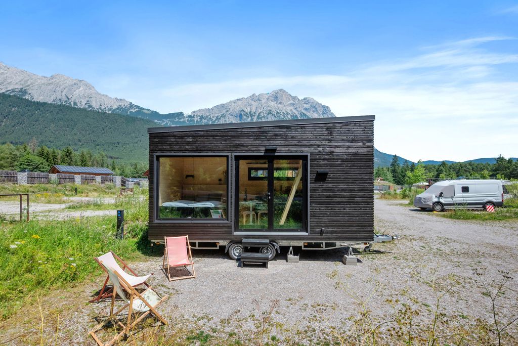 Tiny house on the sunny plateau in Wildermieming