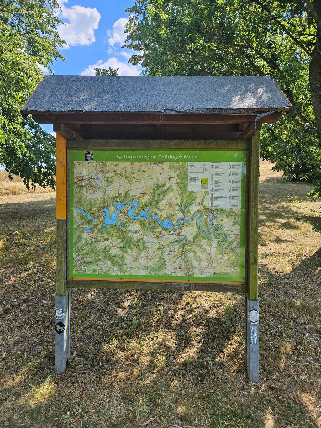 Far-reaching views of the Thuringian Slate Mountains