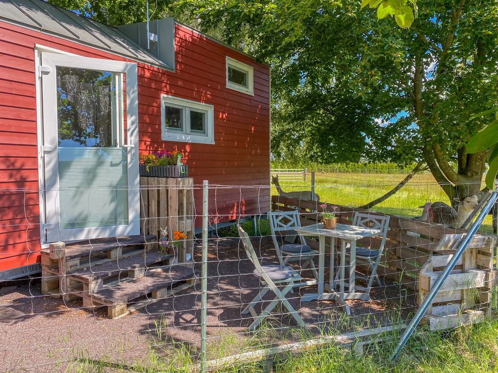 Tiny House auf dem Alpaka-Hof vor der Insel Usedom