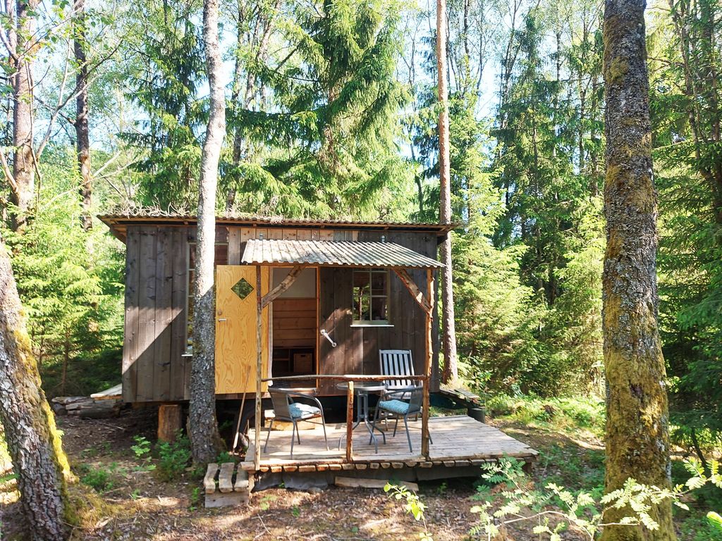 Tiny-House Myra /Schweden  See Waldbaden Natur pur