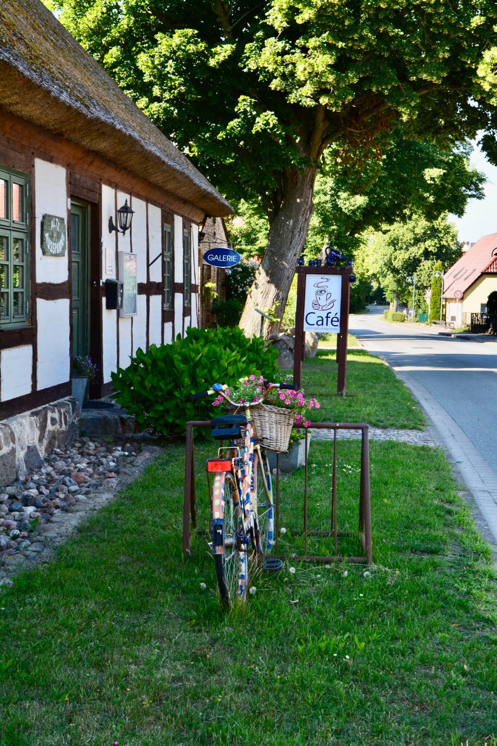 Ein Platz zum Rasten im Parkland Mecklenburgs