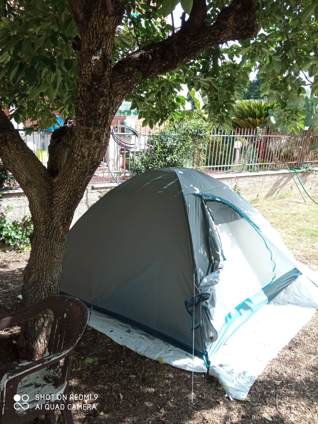 Zwischen Rom und Tivoli: Camping im Gemüsegarten mit Hühnern