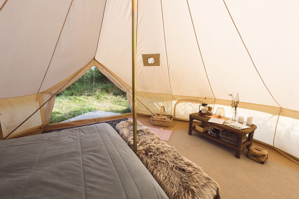 Tente Glamping au bord du lac de Bakkegaarden