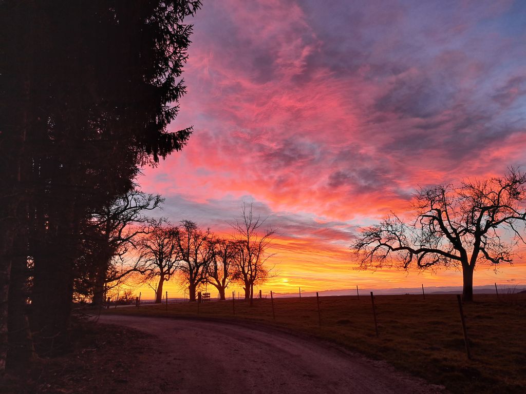Zeltplätze auf dem Bauernhof mit Panoramablick