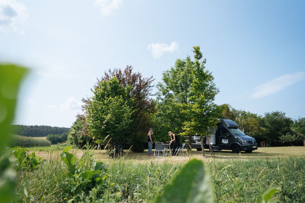 Apple orchard in the Uckermark with sauna & pizza oven