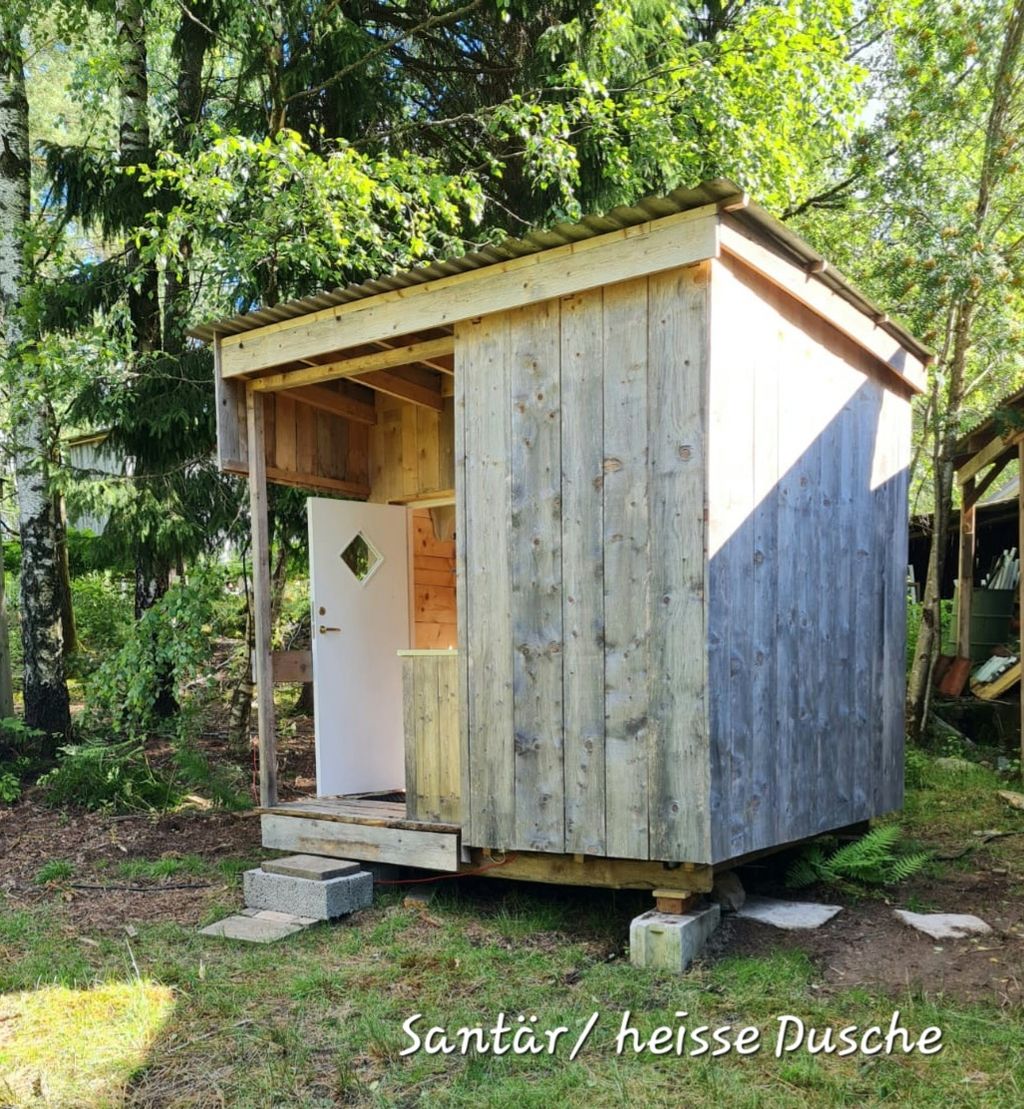 Tiny-House Myra /Svezia Lago Foresta balneare Natura pura