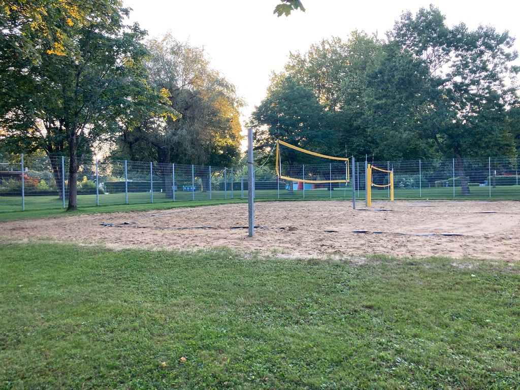 Idyllic pitch in the middle of Bad Waldsee
