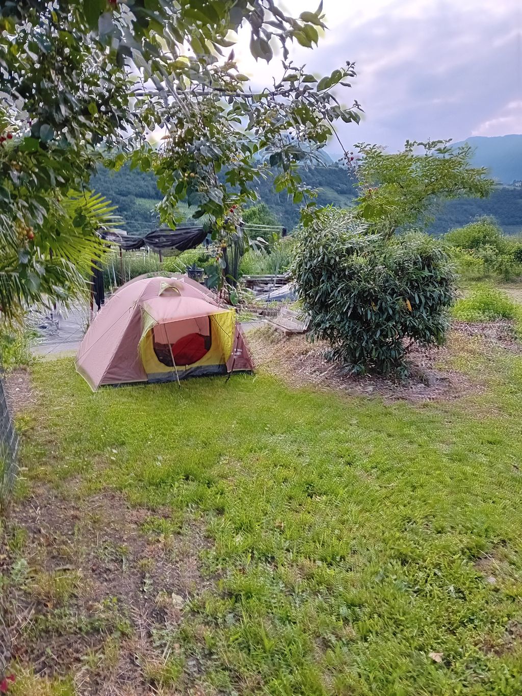 Campeggio nel nostro giardino vicino a Merano