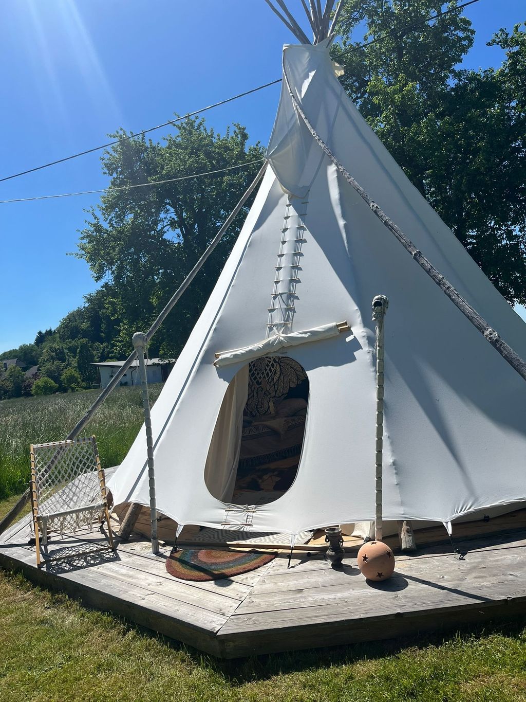 Zurück zur Natur – Ferien im TIPI