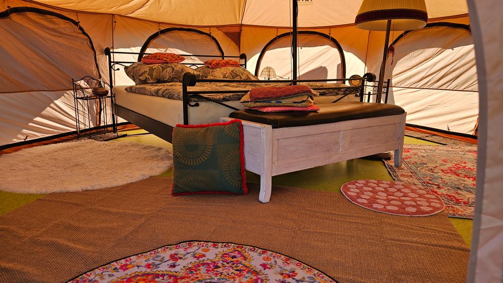 Yourte de glamping à Schlüchtern, dans l'arrondissement de Main-Kinzig 