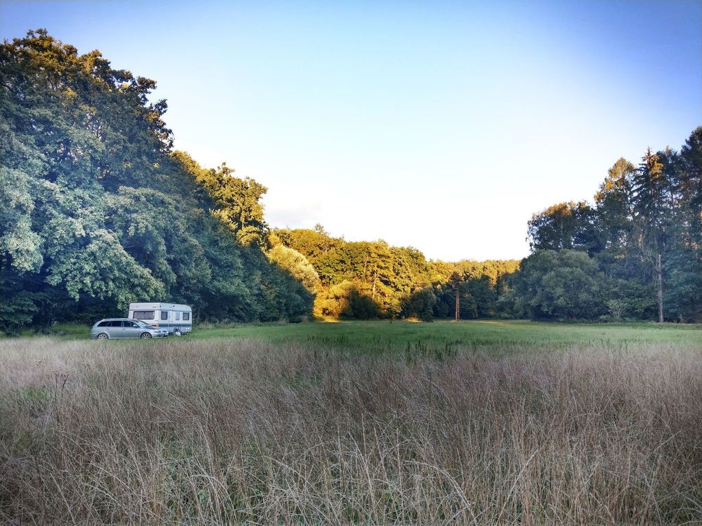 Consejo para acampar: pequeño valle junto al arroyo