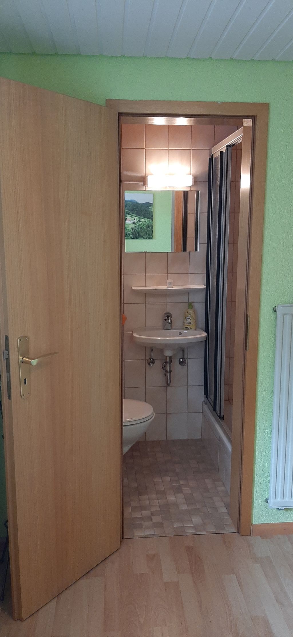 Nature camping with a view in the Black Forest